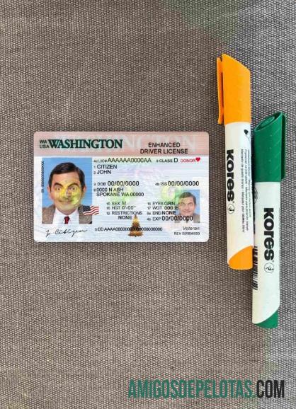 EUA Washington DL fotovisual frontal baixar para verificação